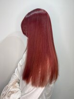 ララ モアナ(LaLa Moana)&nbsp;ダブルカラー/ケアブリーチ/イルミナカラー/チェリーレッド