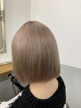 スキル 石岡(SKILL) ミルクティーベージュ☆ハイトーンカラー