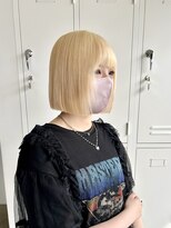 ノートエートル 西金沢(Nought etre)&nbsp;10代20代切りっぱなしハイトーンブロンドヘア