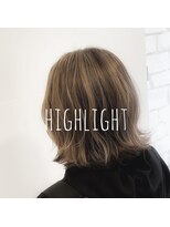 ヘアカロン 熊本下通店(Hair CALON)&nbsp;ハイライトダブルカラーインナーカラーケアブリーチベージュ