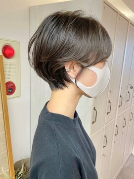 サンドシーン(sand scene) @thisiskaito表参道原宿/ショートヘア/ショートボブ/グレージュ