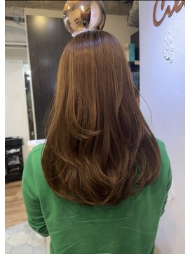 アリスバイアフロート 自由が丘(ALICe by AFLOAT) ロングレイヤー/ブラウンカラー