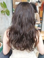 マノハル(MANOHARU)&nbsp;マノハル スタイル】黒髪ロング×デジタルパーマ