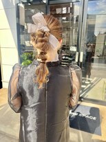 ラックセカンドスペース(LUCK 2nd SPACE)&nbsp;【お呼ばれアレンジ】リボンポニー　畑瀬彩華