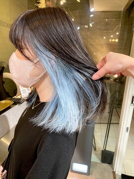 ロコスピアーズ(ROCO SPEARZ) 水色 インナーカラー