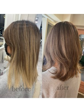 ウルア 吉祥寺店(ULUA) 髪質改善 艶髪 韓国風 エギョモリ ブルーブラック 吉祥寺