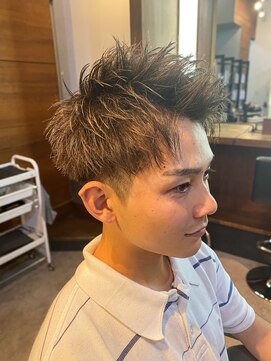アイリーヘアデザイン(IRIE HAIR DESIGN) 【IRIE HAIR赤坂】スパイキーショート×アップバングショート