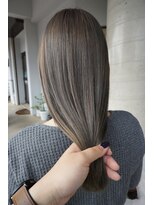 リットヘアーワークス(Lit Hairworks)&nbsp;カット×グレージュ
