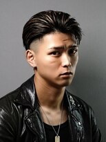 ゴールド 渋谷神南(GOALD)&nbsp;ハーフバック　オールバック　ツーブロ　ビジネスヘア