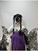 韓国風ツイン三つ編みアレンジ