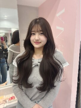 ジーナ 名駅(XENA.) 《chii》ミルクティーベージュ/ブリーチなし/ベージュカラー