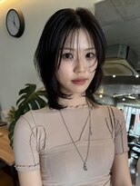 ナループロアボタン(Nalu pu loa BOTAN)&nbsp;レイヤーカット/ミディアムウルフカット/ハッシュカット