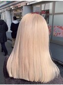 14181ブリーチ＆ダブルカラー抜きっぱなしブリーチハイトーン