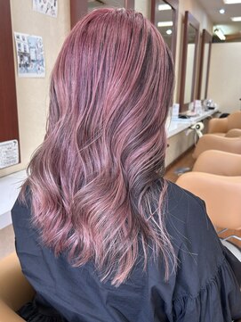 パルティール(Partir) 【partir hair】ブラック×ピンクベージュ