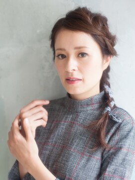 スリー いわき(iii) ガーリー編み込みアレンジ【いわき】