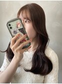 韓国風ヘア/透け感カラー/レイヤーカット