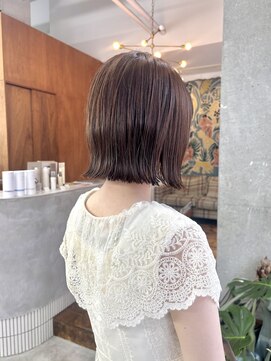 アペロ 柏(Apero) 切りっぱなしボブ/トリートメントストレート/柏ボブ/学割U24