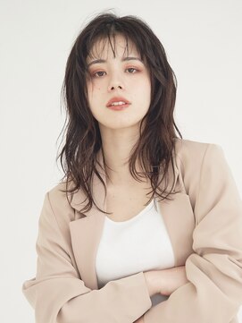 ルクスドレ 新宿(Luxe doree') フェミニンロング/オリーブグレージュ/寒色系カラー/[新宿]