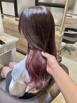 ジャストビューティマカロン 上大岡(Just Beauty macaron)&nbsp;【 nagi 】インナーカラー/ワインレッド