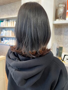 キャアリー(Caary) 福山美容室Caary艶髪くびれミディアム髪質改善外ハネ20代30代