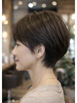 リアン アオヤマ(Liun Aoyama)&nbsp;くびれショート/ベージュブラウン/30代/40代/50代/