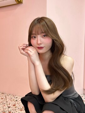 ボタン コロン 表参道 原宿(VOTAN COLON) 【福島吏那】前髪顔まわり/ブリーチなしWカラー/透明感カラー