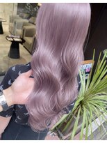アース 豊橋店(HAIR&MAKE EARTH)&nbsp;柔らかく透ける。ラベンダーピンクベージュ