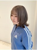 10代透明感グレージュ