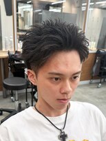 ルースト 南堀江店(ROOST)&nbsp;刈り上げセンターパート/波巻きツイストスパイラル/南堀江