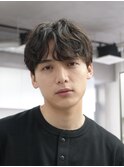 シャドウパーマ ルーズパーマ ニュアンスパーマ 韓国マッシュ