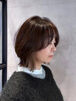 エリマ 調布(elima)&nbsp;調布インナーカラーミディアムレイヤーミルクティーベージュ