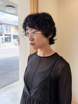 ヘアデザイン ディクト(hair design D.c.t)&nbsp;ショートパーマ　ショートウルフパーマ　パーマ　前髪パーマ