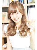 【K-two心斎橋】ゆるふわセミロング～清楚な小顔ハーフアップ～