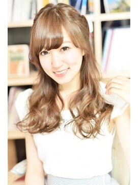 ケーツー心斎橋 クイーンズガーデン バイ ケーツー(K two QUEEN'S GARDEN by K two) 【K-two心斎橋】ゆるふわセミロング~清楚な小顔ハーフアップ~