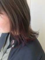 ヘアデザインクラフト(hair design CRAFT)&nbsp;【CRAFT】イルミナインナーカラーパープルピンク