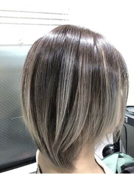 ルイス(L'wis) ショートヘア バレイヤージュ