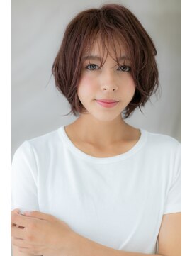 カバーヘア ブリス 北浦和(COVER HAIR bliss) 暖色系カラーxセミウェットウェーブグラボブZ北浦和20代30代40代