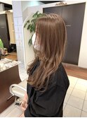 アッシュベージュ+レイヤー
