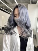 【朝日大夢指名限定】ice blue/ハイトーンカラー
