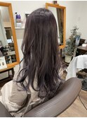 ハイライト強めラベンダーパープル