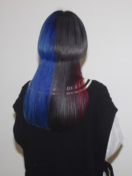 ハイブ 金沢(Hive) ハイトーンブリーチウルフカットマッシュウルフ髪質改善