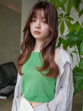 アンジェリカ 広島駅前店(ANGELICA) ヌーディベージュ×韓国風くびれヘア