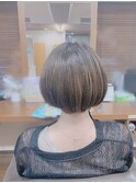 白髪ぼかしハイライト