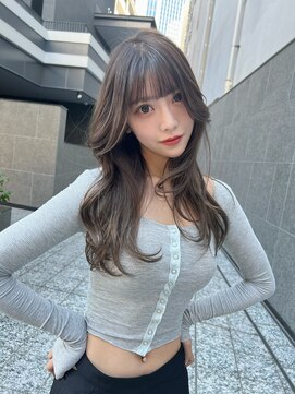 アンジェリカラボ 梅田店(ANGELICA LABO) 色気ある韓国トレンド×4wayレイヤー×似合わせカット〔川又〕