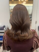 くすみカラーショコラベージュヨシンモリヘア_グレーベージュ