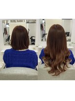 ハイエクステンション 京都駅前店(Hi-Extension)&nbsp;モカブラウン×インナーベージュ▼miho067