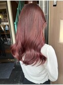 大人の暖色カラー×ワインレッド×パワーレッド