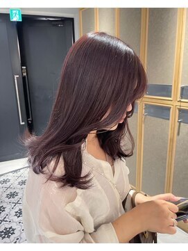 ガリカ 渋谷(Gallica) 【mami】ブリーチなしダブルカラー/艶髪ラベンダーグレー