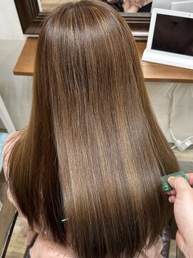 ニーノ(Nino) 艶感♪髪質改善☆ブラウンーベージュTOKIOトリートメント