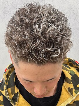 ルースト 西院店(ROOST) 極道パーマ×ホワイトハイライト